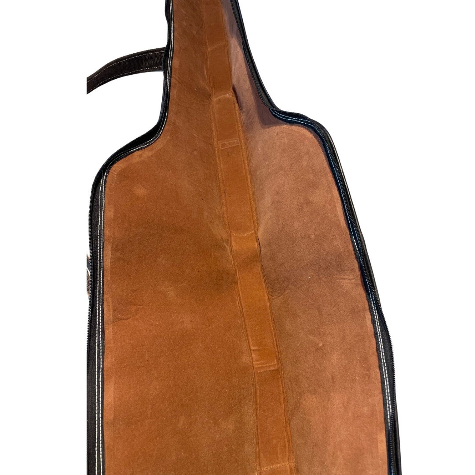 Black Leather Gun Case – Handmade Rifle & Pistol Bag