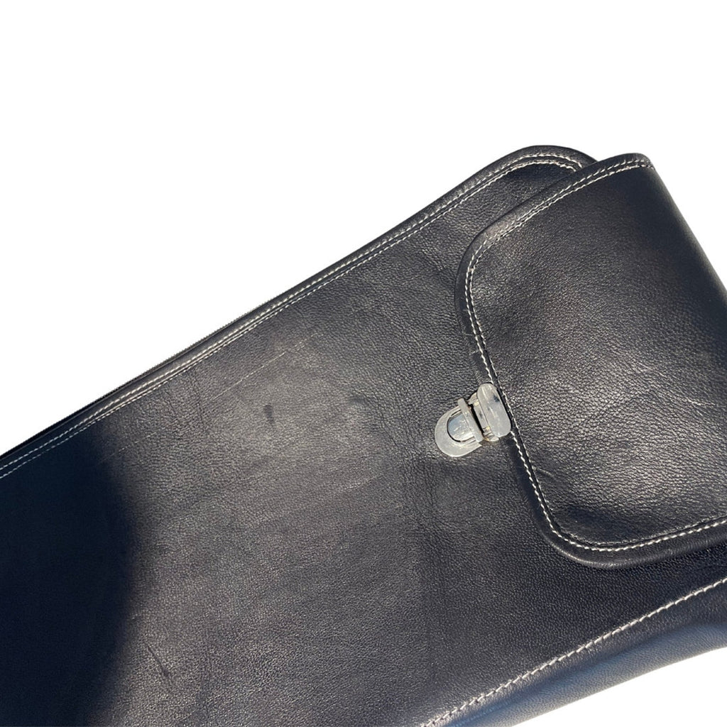Black Leather Gun Case – Handmade Rifle & Pistol Bag
