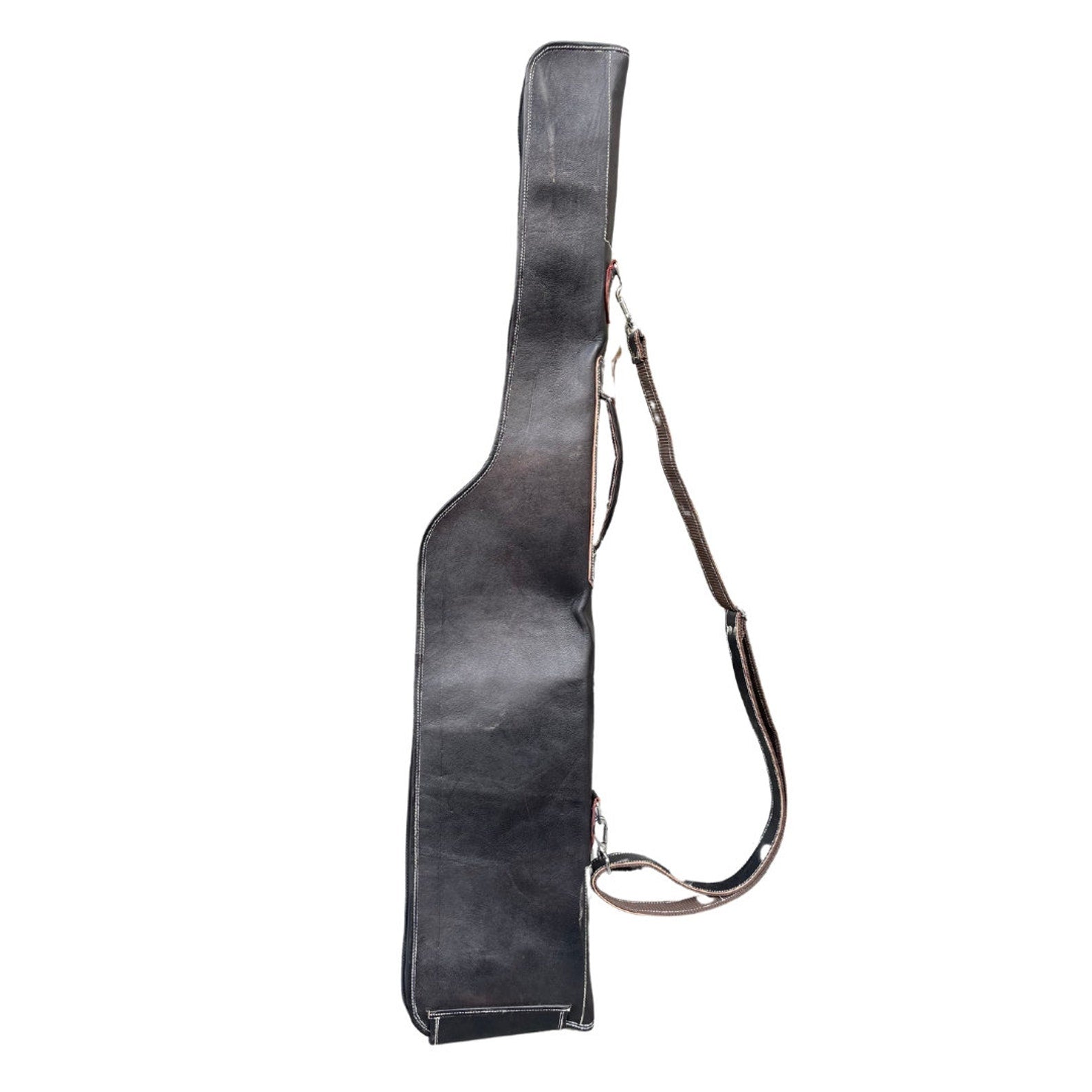 Black Leather Gun Case – Handmade Rifle & Pistol Bag