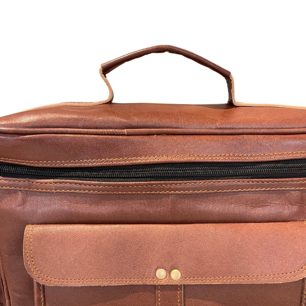 The Desert Leather Camera Satchel