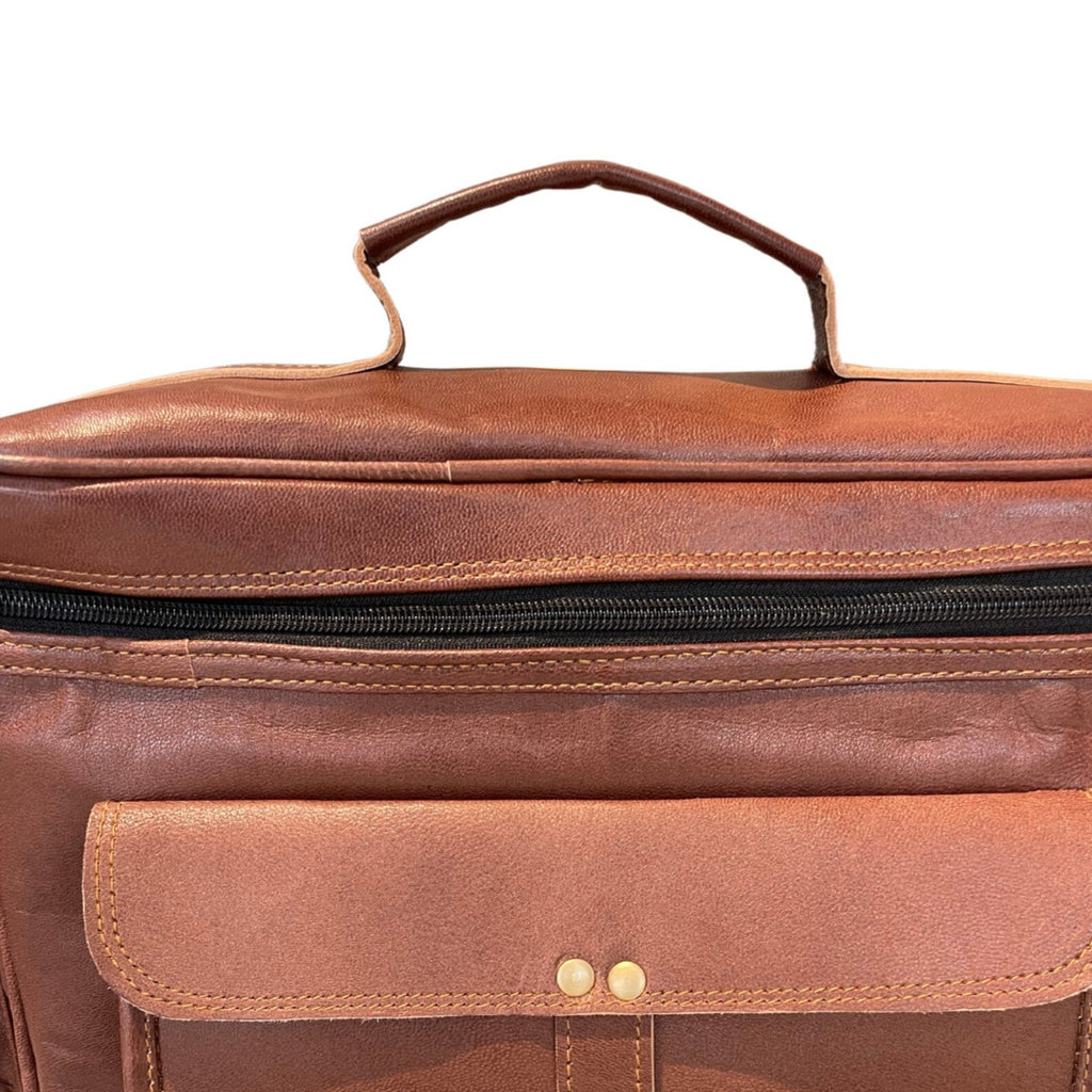 The Desert Leather Camera Satchel