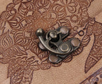 Turtle Design Leather Journal Set of 2 – Coptic Bound, 8"x6"