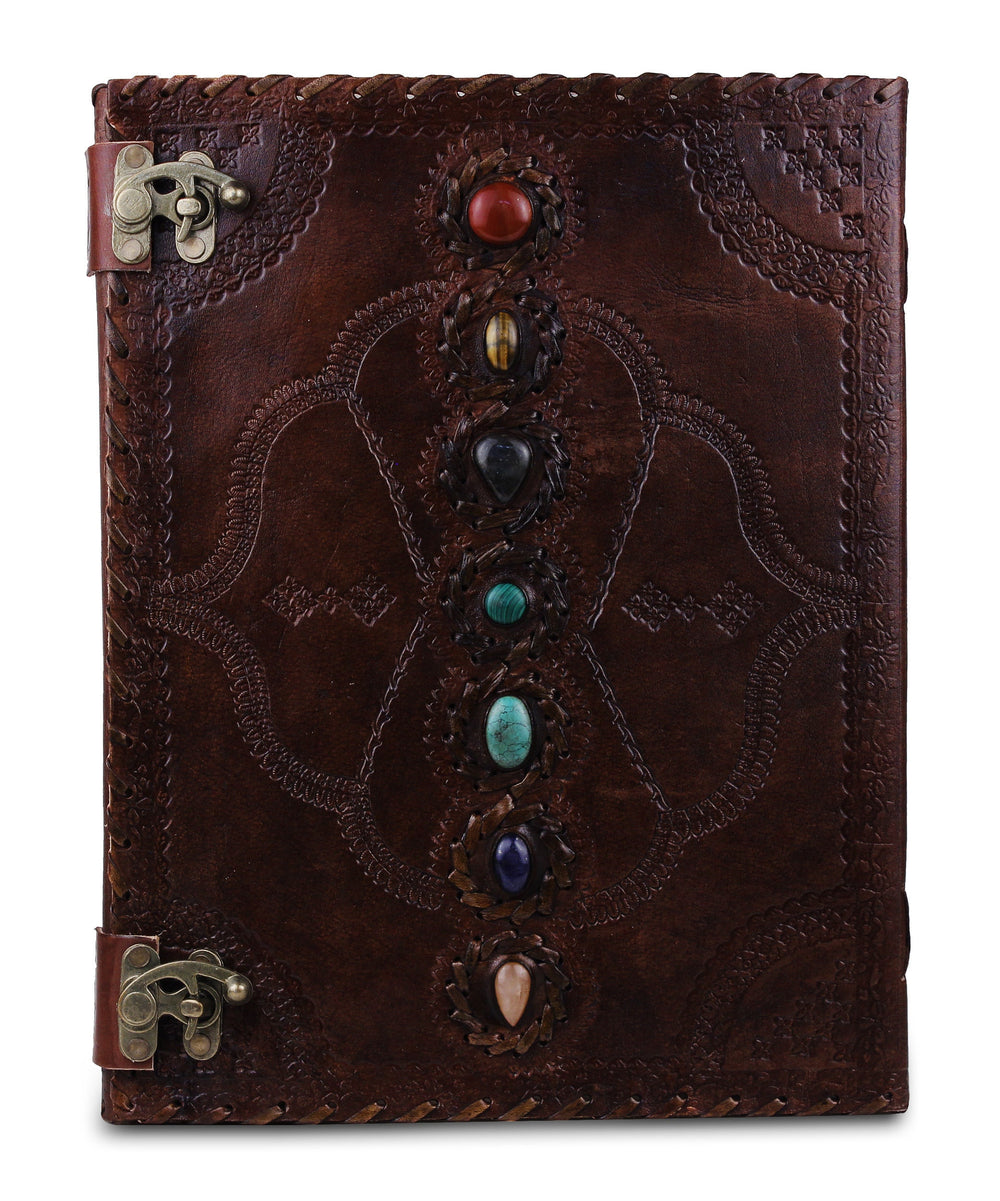 Personalized Large Leather Journal Diary – 13" Writing Notebook