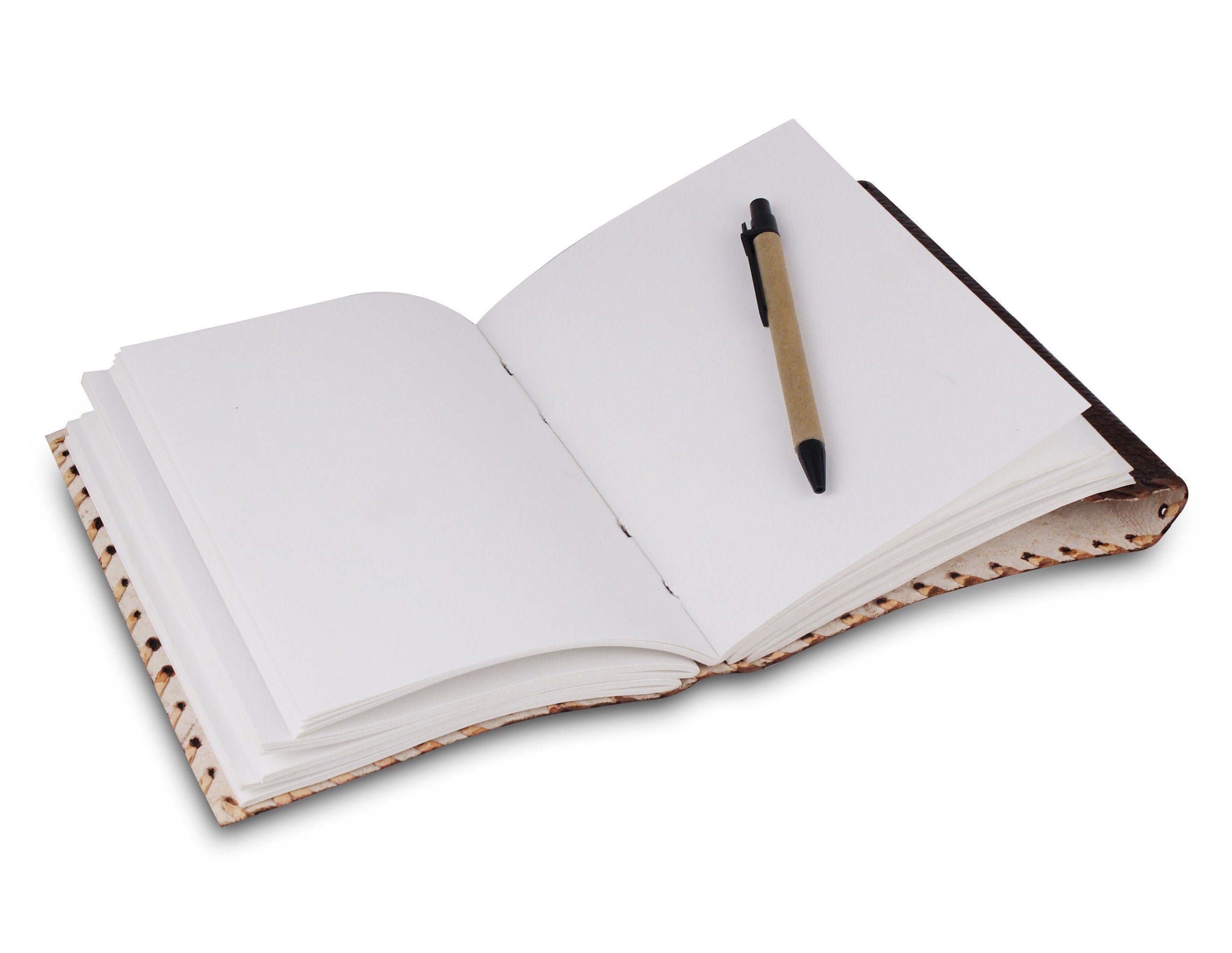 Vintage Leather Journal with Lock & Key – 8" Set of 2