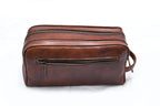 Genuine Leather Toiletry Bag – Travel Dopp Kit