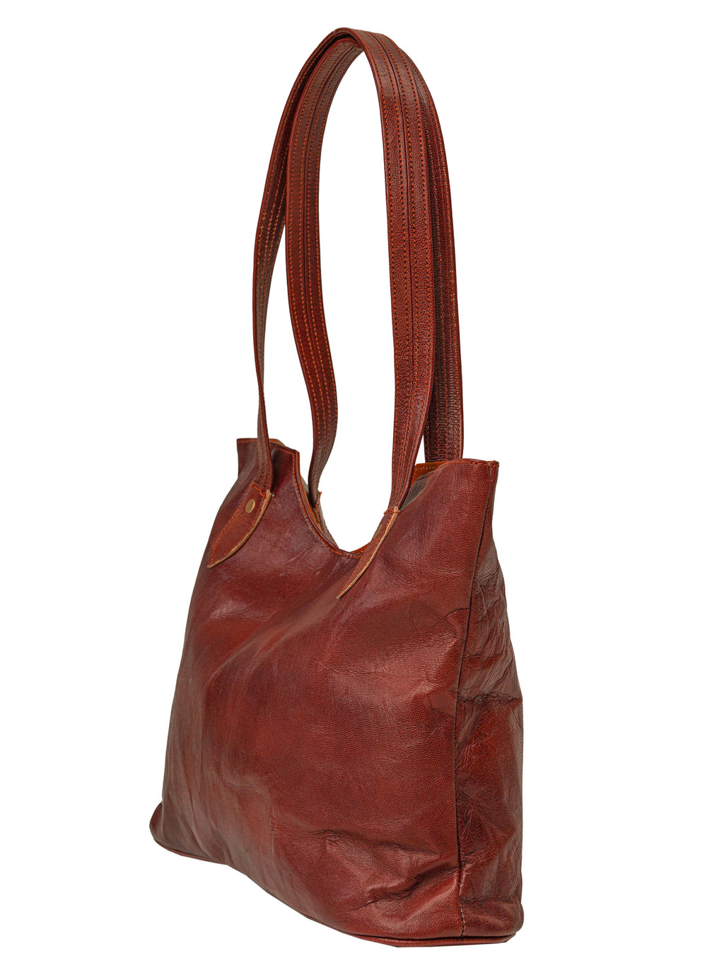 Women's Large Leather Tote Bag – Shoulder Handbag Gift for Her