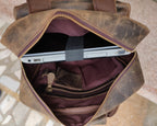 Buffalo Leather Backpack – Multifunctional Laptop Rucksack
