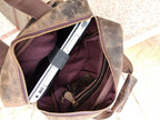 Buffalo Leather Backpack – Multifunctional Laptop Rucksack
