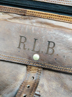 Personalized Leather Camera Bag – Vintage Saddle Bag for DSLR