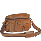 Personalized Padded Leather Camera Bag – DSLR Gift for Him