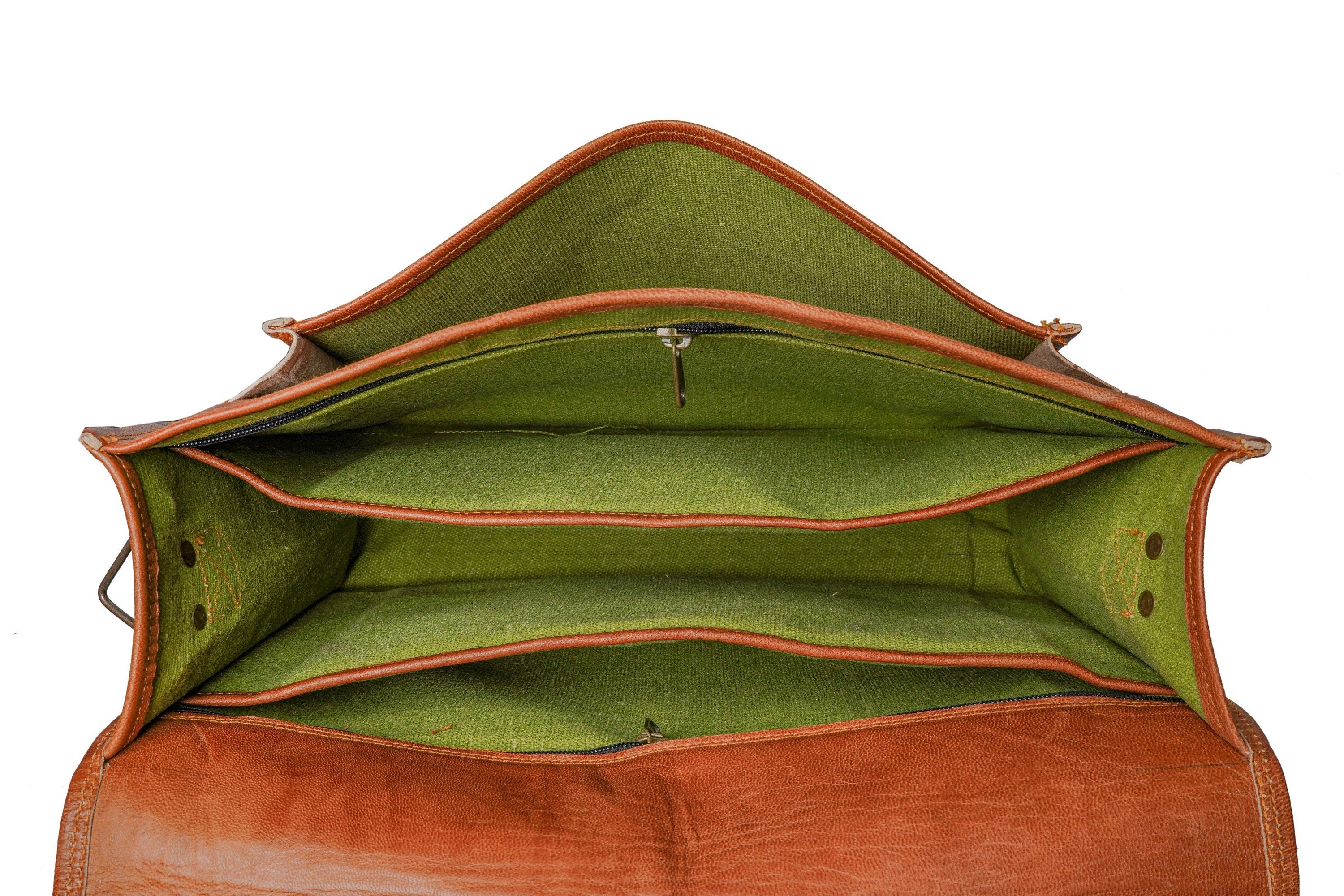 Genuine Leather Messenger Satchel Shoulder Laptop Bag – Unisex