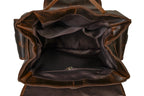 Women's Leather Mini Backpack – College Rucksack