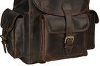 Women's Leather Mini Backpack – College Rucksack