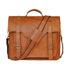 Genuine Leather Messenger Satchel Shoulder Laptop Bag – Unisex