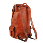 Personalized Genuine Buffalo Leather Backpack – Travel & College