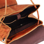 Personalized Genuine Buffalo Leather Backpack – Travel & College