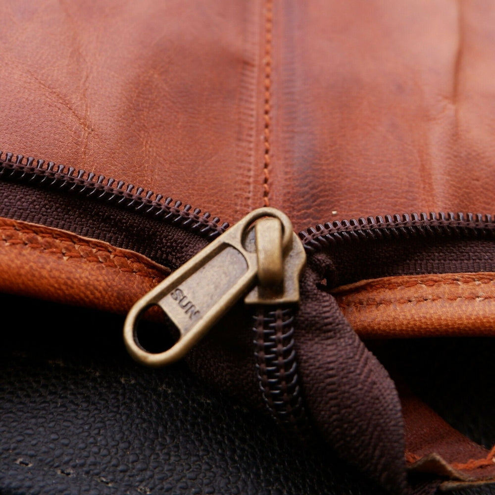 Personalized Leather Drumstick Bag