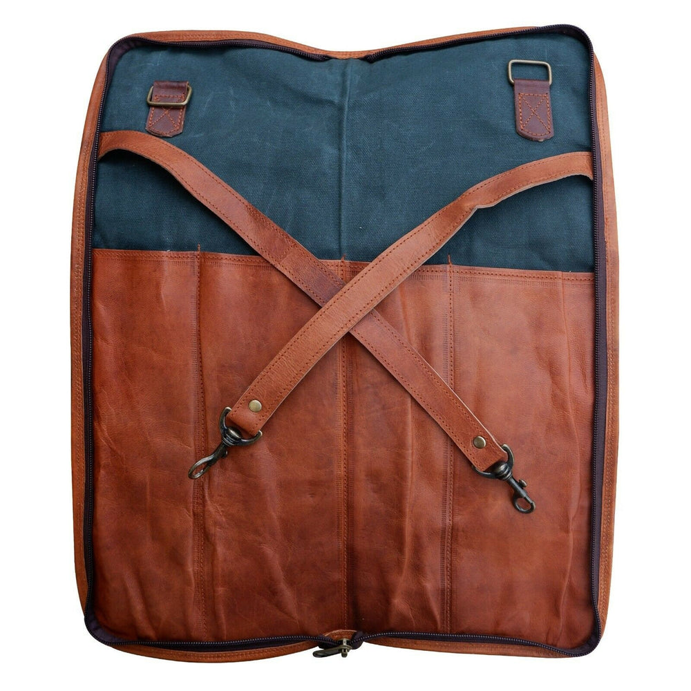 Personalized Leather Drumstick Bag