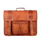 Customized Real Leather Laptop Briefcase – Shoulder Messenger Bag