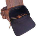 Genuine Buffalo Leather Backpack – Travel, Laptop & College Rucksack