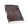 Dragon Design Leather Journal Set of 2 – Coptic Bound Lock Closure