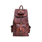 Genuine Goat Leather Backpack – Travel & Laptop Rucksack