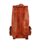 Personalized Genuine Buffalo Leather Backpack – Travel & College