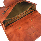 Customized Real Leather Laptop Briefcase – Shoulder Messenger Bag