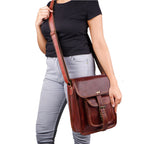 Customized Leather iPad Shoulder Bag – Genuine Leather Briefcase