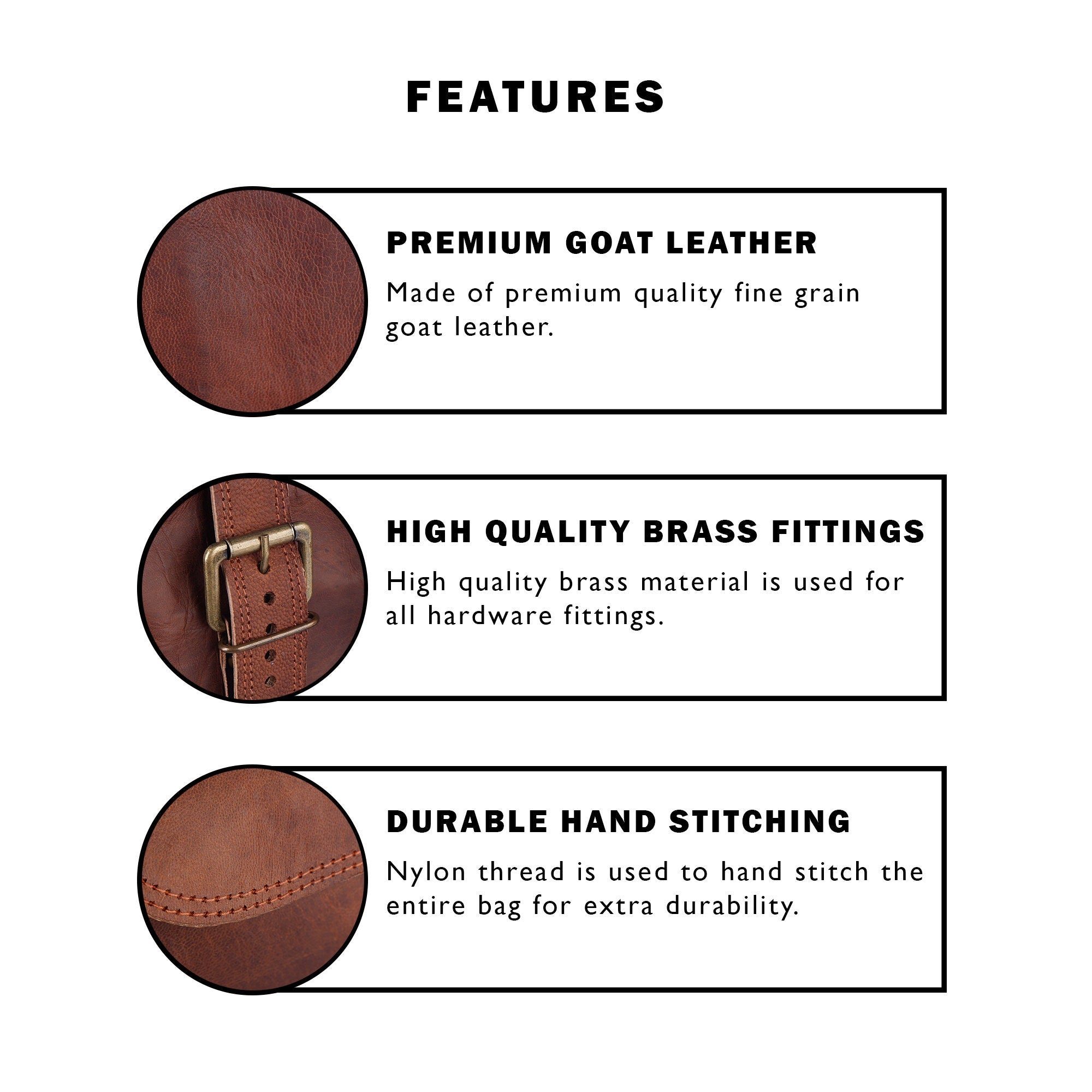 Personalized Full Grain Leather Flap Duffel Bag – Overnight Travel