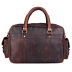 Premium Buffalo Leather Briefcase – Vintage Brown Laptop Bag