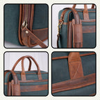 The Canvas & Leather Briefcase