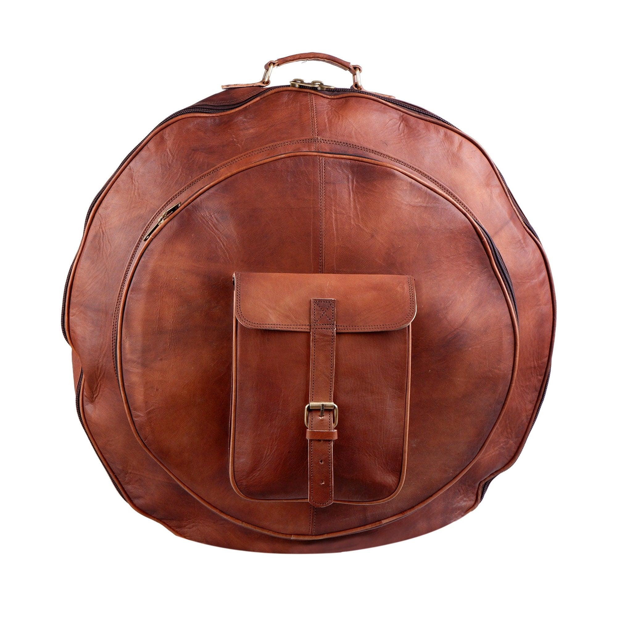 The Jodhpur Cymbal Case — Goat Leather