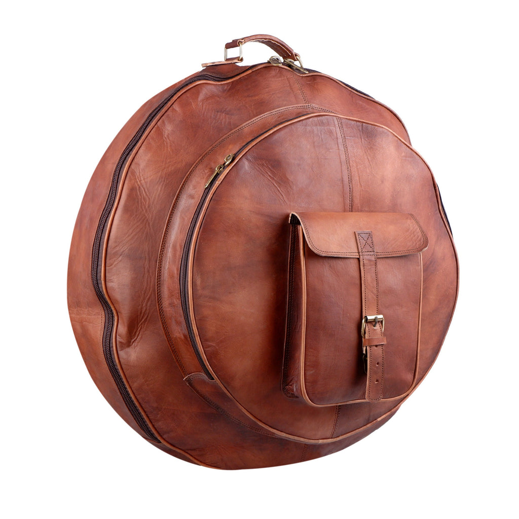 The Jodhpur Cymbal Case — Goat Leather