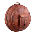 The Heritage Cymbal Case — Goat Leather