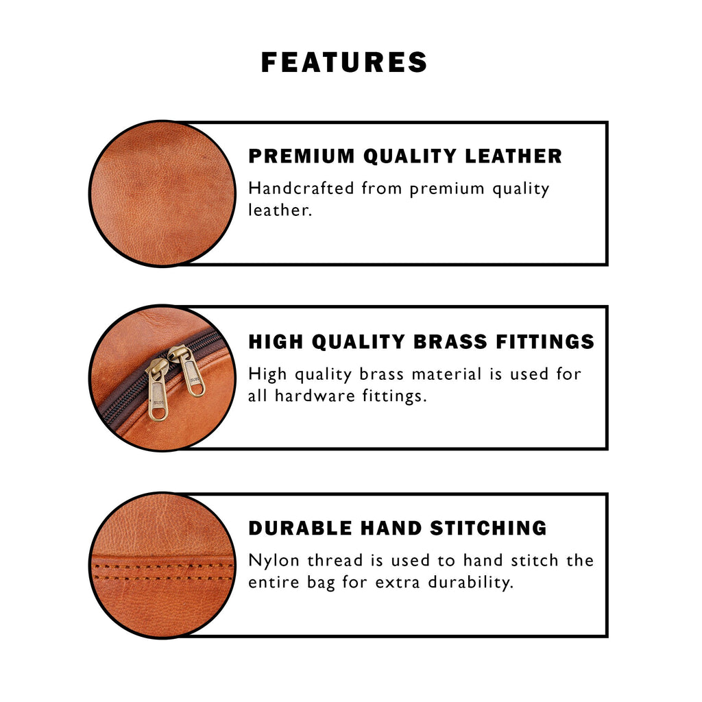 The Artisan Leather Camera Rucksack
