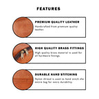 The Artisan Leather Camera Rucksack