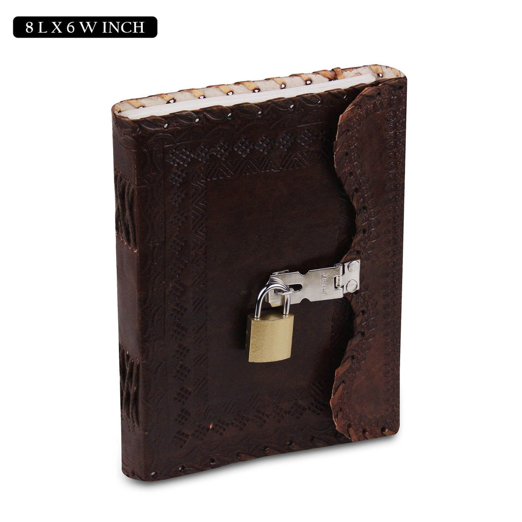 Handmade Leather Journal Combo – Sketchbook, Diary & Notebook Set