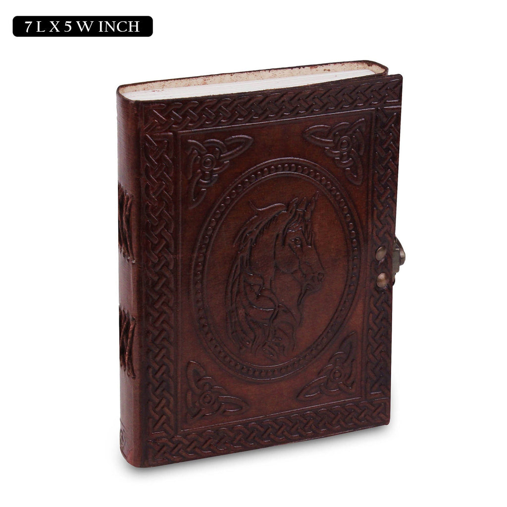 Handmade Leather Journal Combo – Sketchbook, Diary & Notebook Set