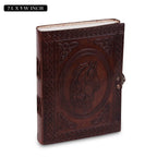 Handmade Leather Journal Combo – Sketchbook, Diary & Notebook Set