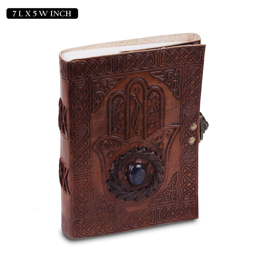 Handmade Leather Journal Combo – Sketchbook, Diary & Notebook Set