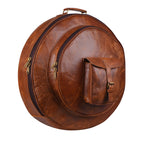 The Complete Leather Kit — Cymbal Case + Drumstick Bag