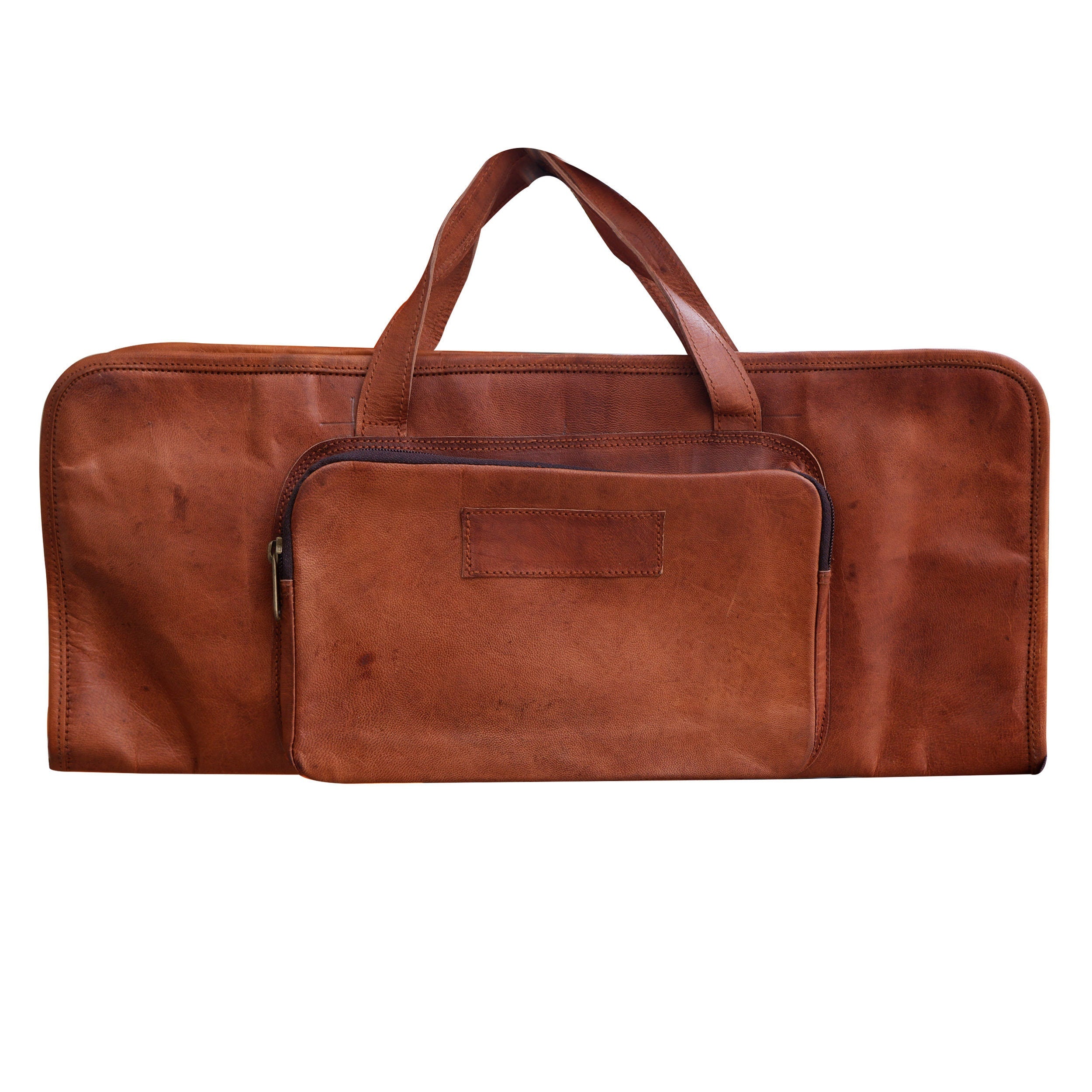 Goat Leather Cymbal Case + Drumstick Bag – Drummer Combo Gift