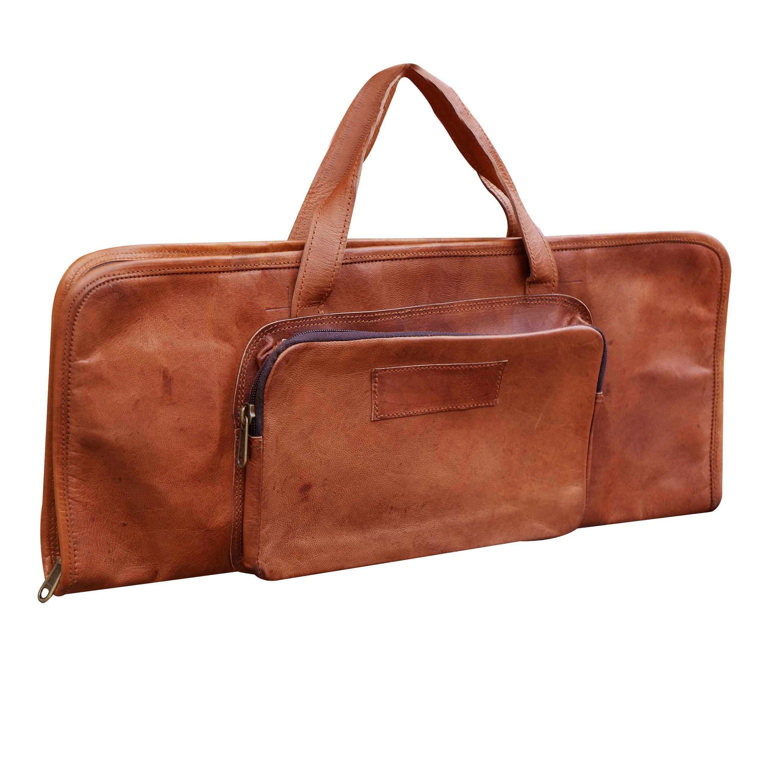 Goat Leather Cymbal Case + Drumstick Bag – Drummer Combo Gift