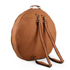 Tan Brown Buffalo Leather Cymbal Bag – Drummer Gift