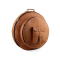Tan Brown Buffalo Leather Cymbal Bag – Drummer Gift