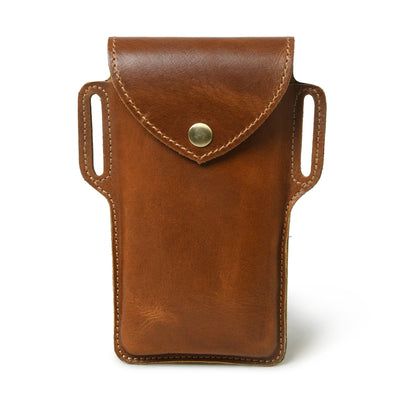 Leather Mobile Holster Case For iPhone 13 14 15 | Samsung Galaxy S22 S23 S24 | Google Pixel | Universal Phone Case | Leather Phone case