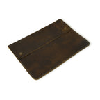 Leather MacBook Sleeve 13" & 14" – Personalized Laptop Case