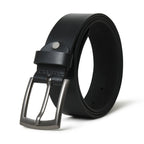 The Artisan Belt — Full-Grain Black Leather