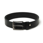 The Artisan Belt — Full-Grain Black Leather